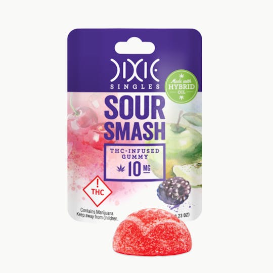 Dixie Brands - Sour Smash Gummies Single Pack - 1