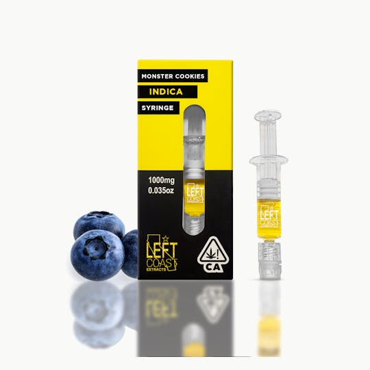 LEFT COAST - Monster Cookies- Premium THC Syringe 1G - 1