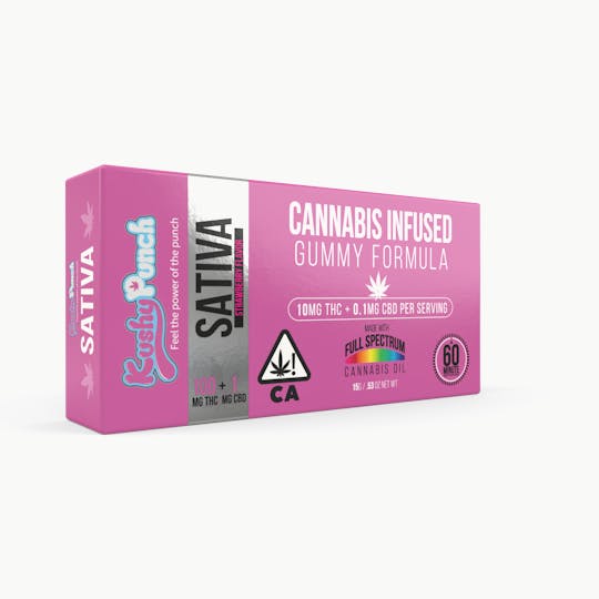 Kushy Punch CA - Sativa Cannabis Infused Gummy - 1