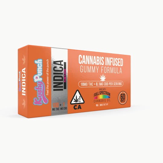 Kushy Punch CA - Indica Cannabis Infused Gummy - 1