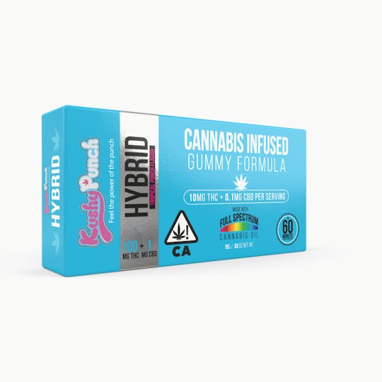 Kushy Punch CA - Hybrid Cannabis Infused Gummy - 1