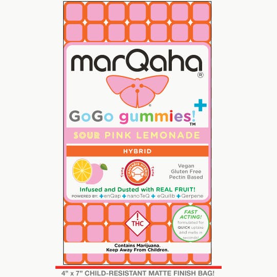 MarQaha - Sour Pink Lemonade GoGo Gummy - 1