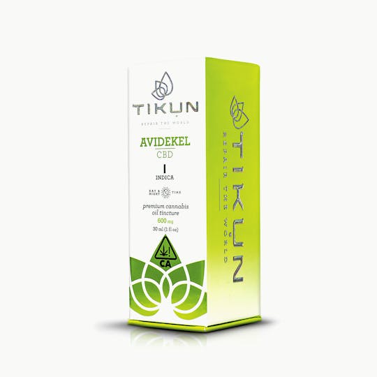 Tikun Olam - Avidekel High-CBD Tincture 600mg 30ml - 1
