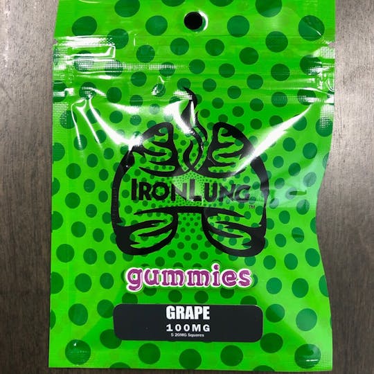 Iron Lung (Medical) - Grape Gummies 100mg - 1
