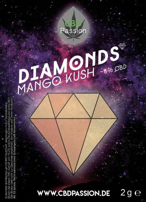 CBD Passion - "Diamonds" - Mango Kush 6% CBD - 5g - 1