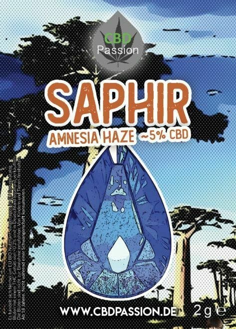 CBD Passion - "Saphir" - Amnesia Haze 5% CBD - 5g - 1