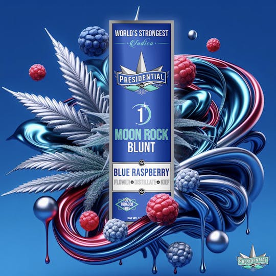 Presidential - Presidential Moon Rock Blunt - Blue Raspberry (1.5g) - 1