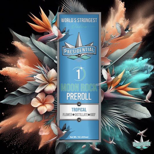 Presidential - Presidential Moon Rock Preroll - Tropical (1g) - 1
