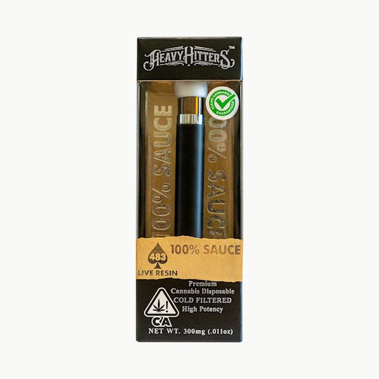 Heavy Hitters - Jack Herer 0.3g Live Resin 100% Sauce - 1