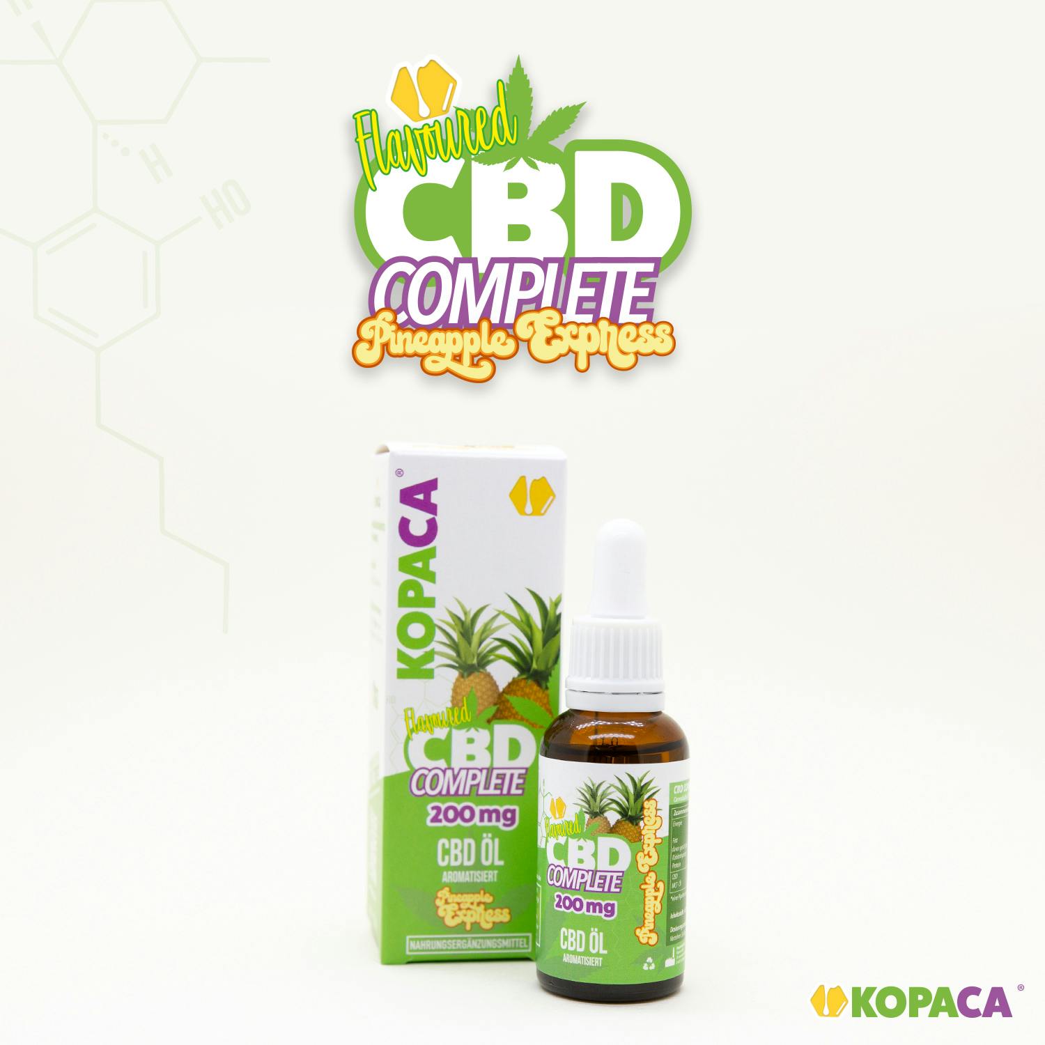 Kopaca - Flavoured CBD Complete - Pineapple Express - 1