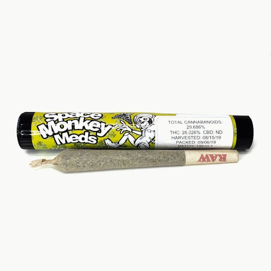 Space Monkey Meds - Monkey Mix Prerolls- 1g Bud-Only - 1
