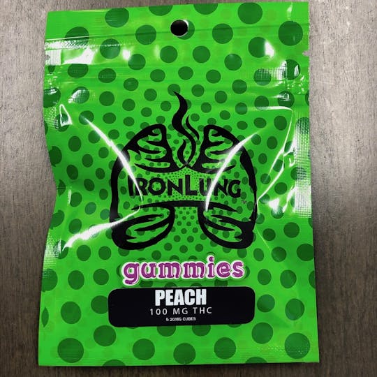 Iron Lung (Medical) - Peach Gummies 100mg - 1