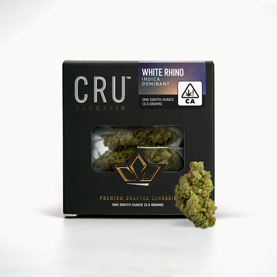 CRU Cannabis - White Rhino (3.5 Grams) - 1