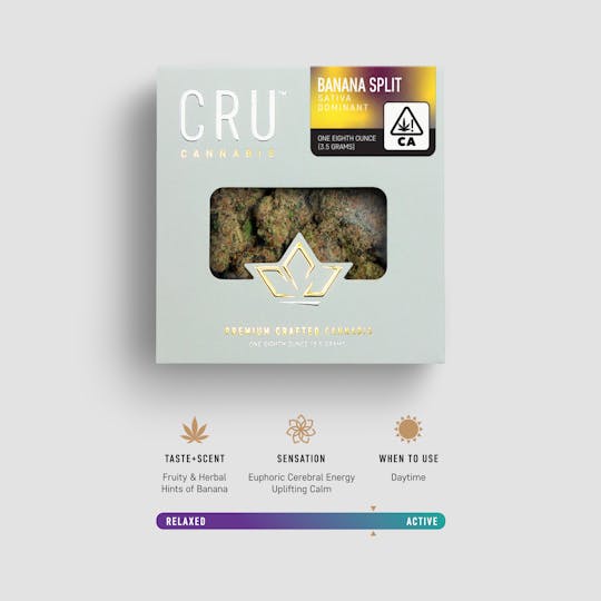 CRU Cannabis - Banana Split (3.5 Grams) - 1