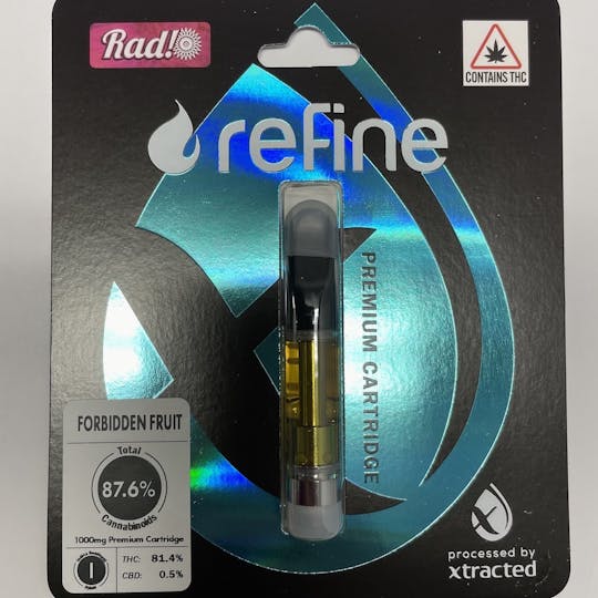 Refine New England (Medical) - Forbidden Fruit Distillate Cartridge (1 Gram) - 1