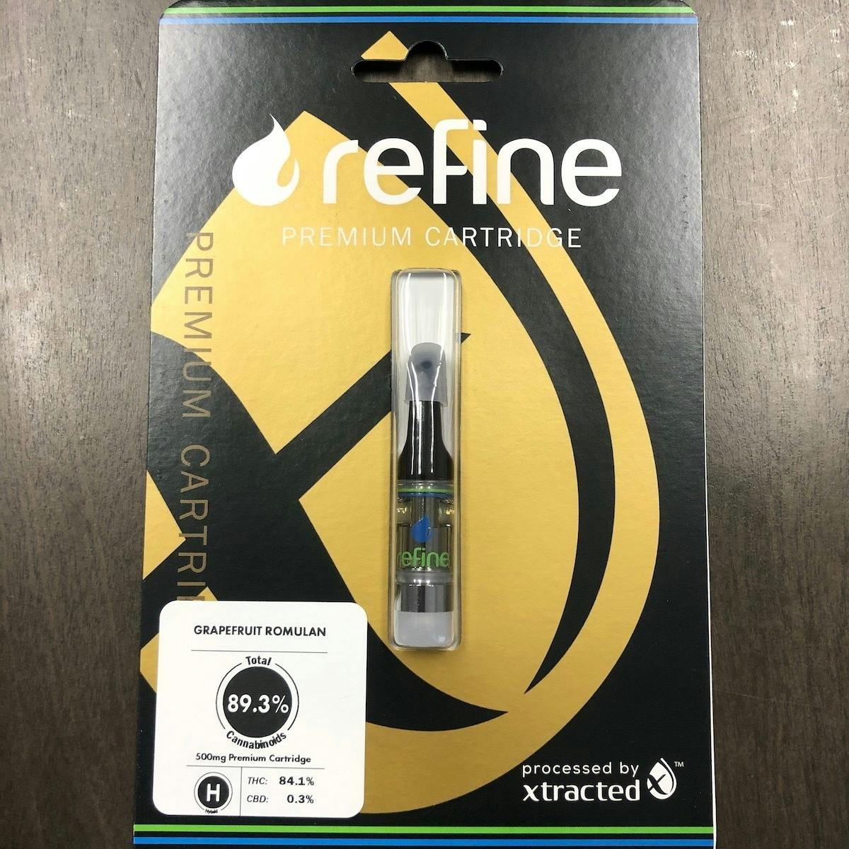 Refine New England (Medical) - Grapefruit Romulan Distillate Cartridge (1/2 Gram) - 1