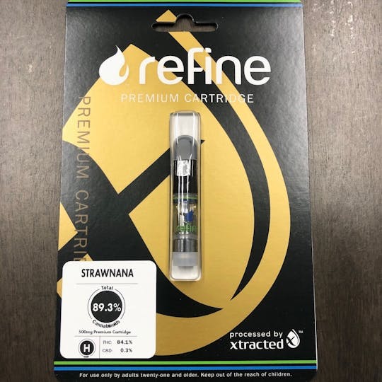 Refine New England (Medical) - Strawnana Distillate Cartridge (1/2 Gram) - 1