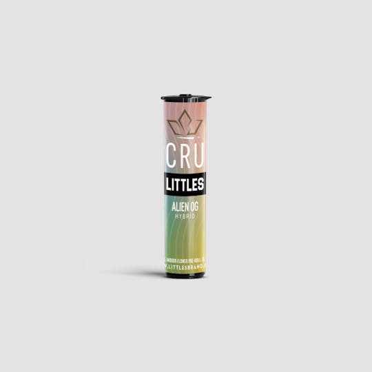 CRU Cannabis - Alien OG - CRU x LITTLES (0.5G Pre-Roll) - 1