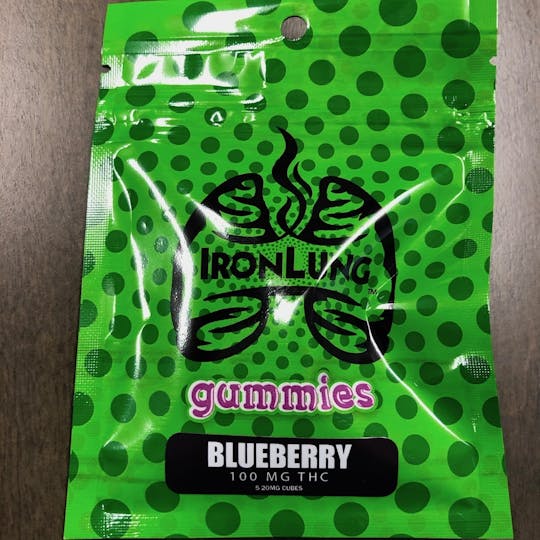 Iron Lung (Medical) - Blueberry Gummies 100mg - 1
