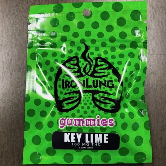 Iron Lung (Medical) - Key Lime Gummies 100mg - 1