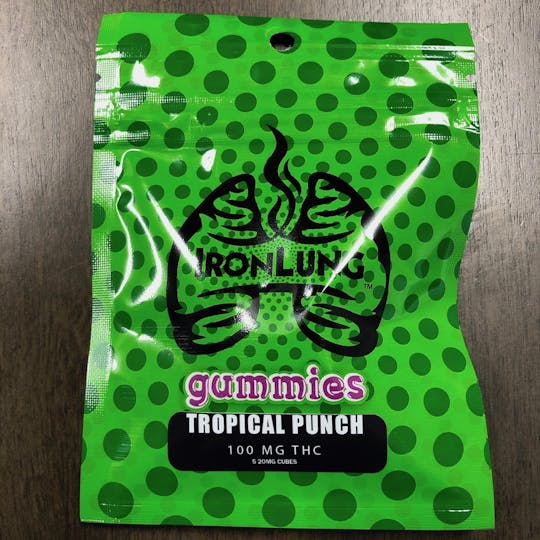 Iron Lung (Medical) - Tropical Punch Gummies 100mg - 1