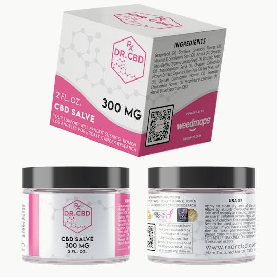 Dr. CBD - 300mg Broad Spectrum Salve - Susan G. Komen - 1