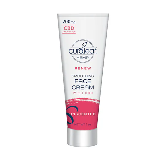 Hemp CBD Smoothing Face Cream - Unscented - Curaleaf Hemp Hemp CBD Smoothing Face Cream - Unscented - Curaleaf Hemp