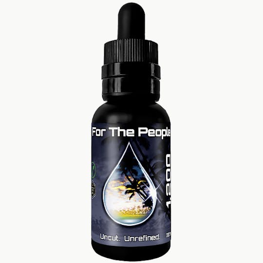 CBD For The People - 1,200mg DARK CBD Tincture - White Widow - 1