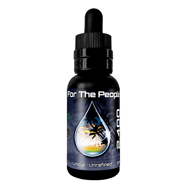 CBD For The People - 2,400mg DARK CBD Tincture - Orange Cookies - 1