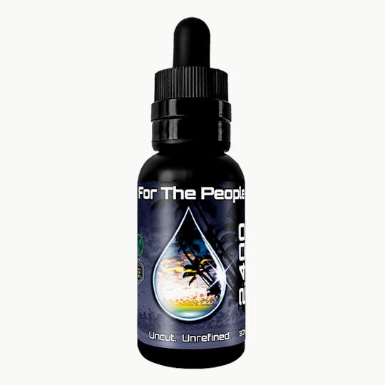 CBD For The People - 2,400mg DARK CBD Tincture - Orange Cookies - 1