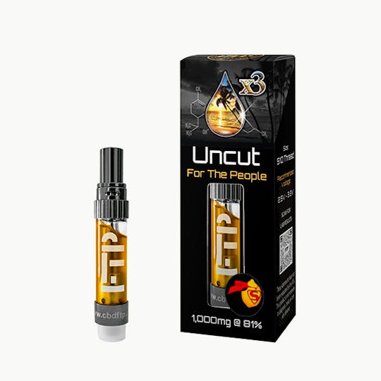 CBD For The People - CBD 81% (x3) Uncut Wax Cartridge - S. Lemon Haze - 1