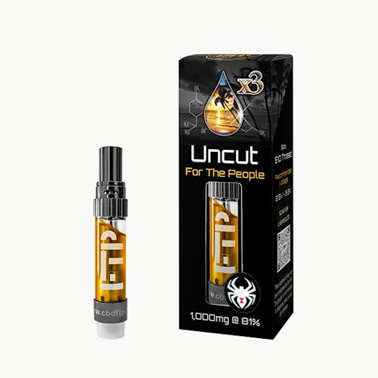 CBD For The People - CBD 81% (x3) Uncut Wax Cartridge - White Widow - 1