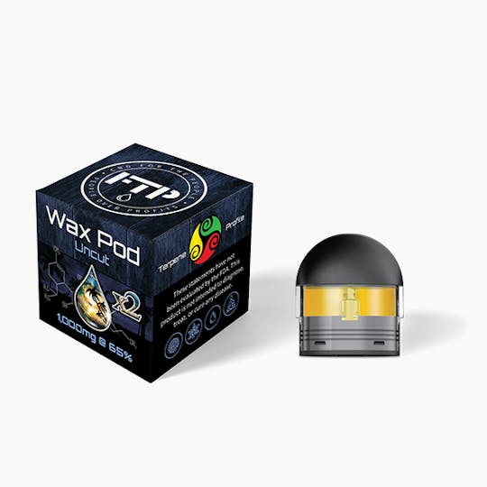 CBD For The People - CBD 65% (x2) Uncut Wax Pod - Durban Sour - 1