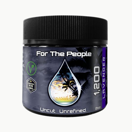 CBD For The People - Unrefined DARK CBD Salve - 1200mg Lavender - 1