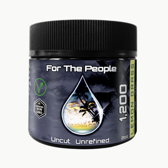CBD For The People - Unrefined DARK CBD Salve - 1200mg Lemon Grass - 1