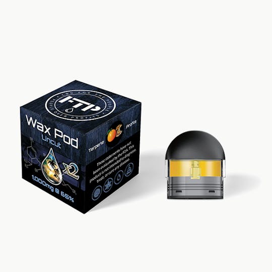 CBD For The People - CBD 65% (x2) Uncut Wax Pod - Orange Cookies - 1