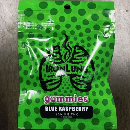 Iron Lung (Medical) - Blue Raspberry Gummies 100mg - 1