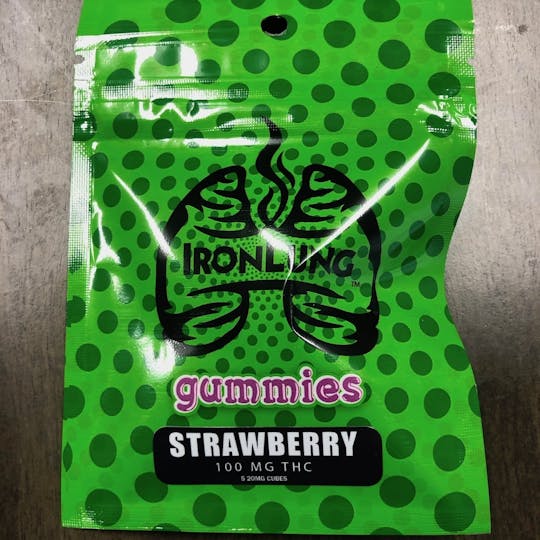Iron Lung (Medical) - Strawberry Gummies 100mg - 1