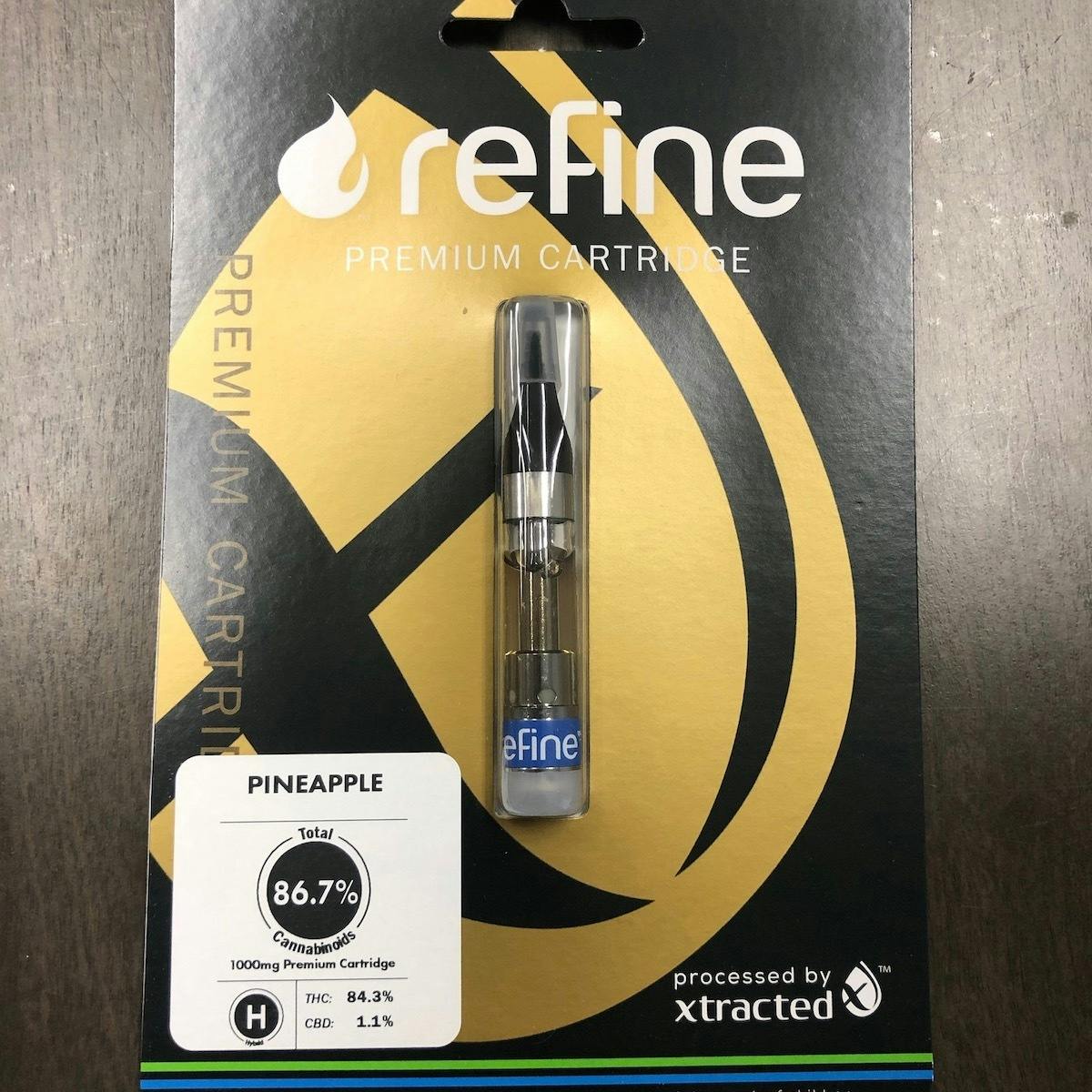Refine New England (Medical) - Pineapple Distillate Cartridge (1 Gram) - 1