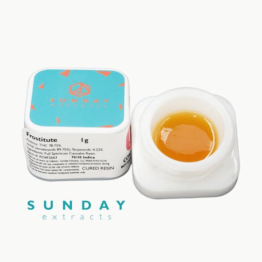 Sunday Extracts - 1g Concentrate Frostitute - 1