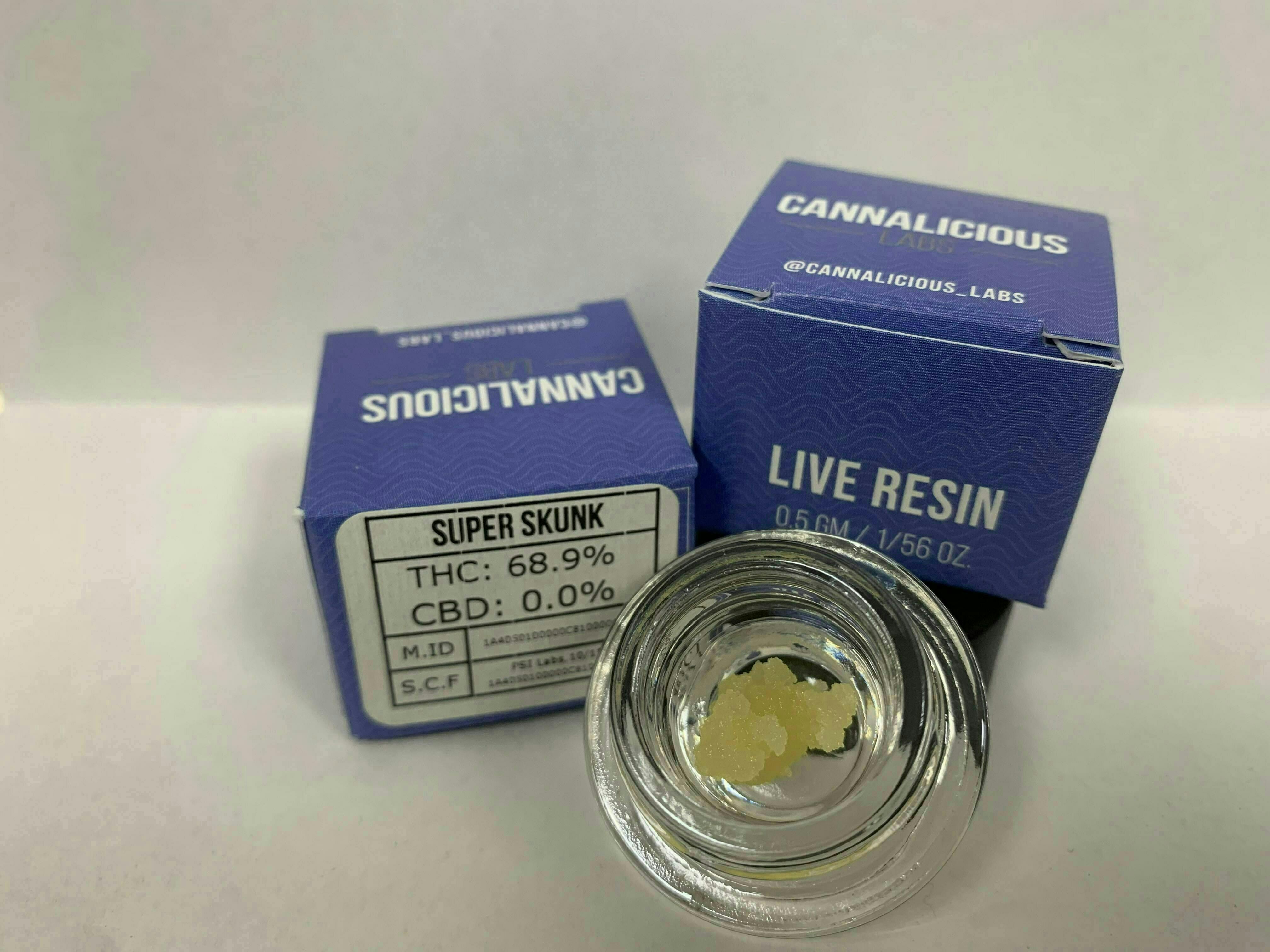 Cannalicious Labs - Cannalicious Labs | Super Skunk | Live Resin | Badder - 1