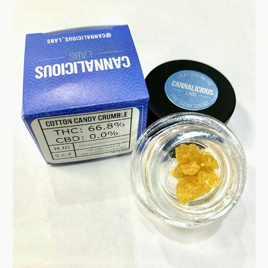 Cannalicious Labs - Cotton Candy Crumble - Live Resin - 1