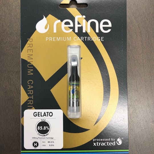 Refine New England (Medical) - Gelato Distillate Cartridge (1/2 Gram) - 1