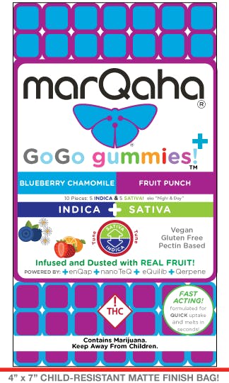 MarQaha - MIXED Blueberry Chamomile / Fruit Punch GoGo Gummy - 1
