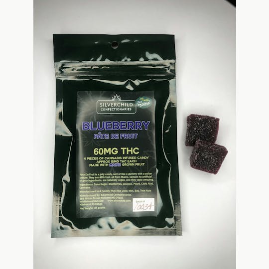 Indico - 60mg THC Rosin Blueberry Pâte de Fruit - 1
