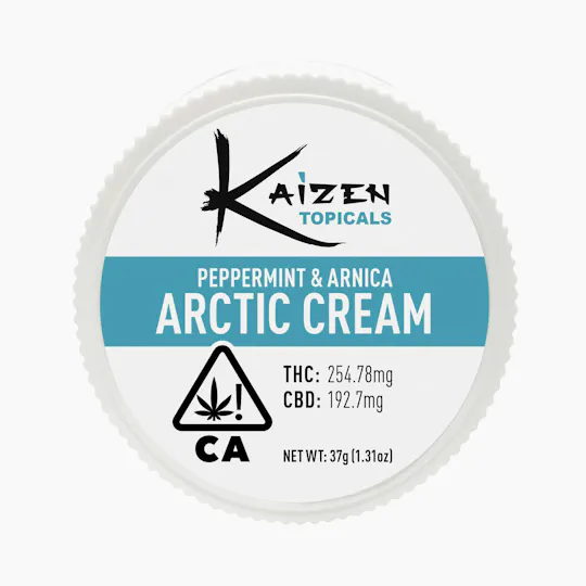Kaizen Extracts - Peppermint and Arnica Arctic | THC:CBD 254.78mg:192.7mg | Cream | 37g - 1