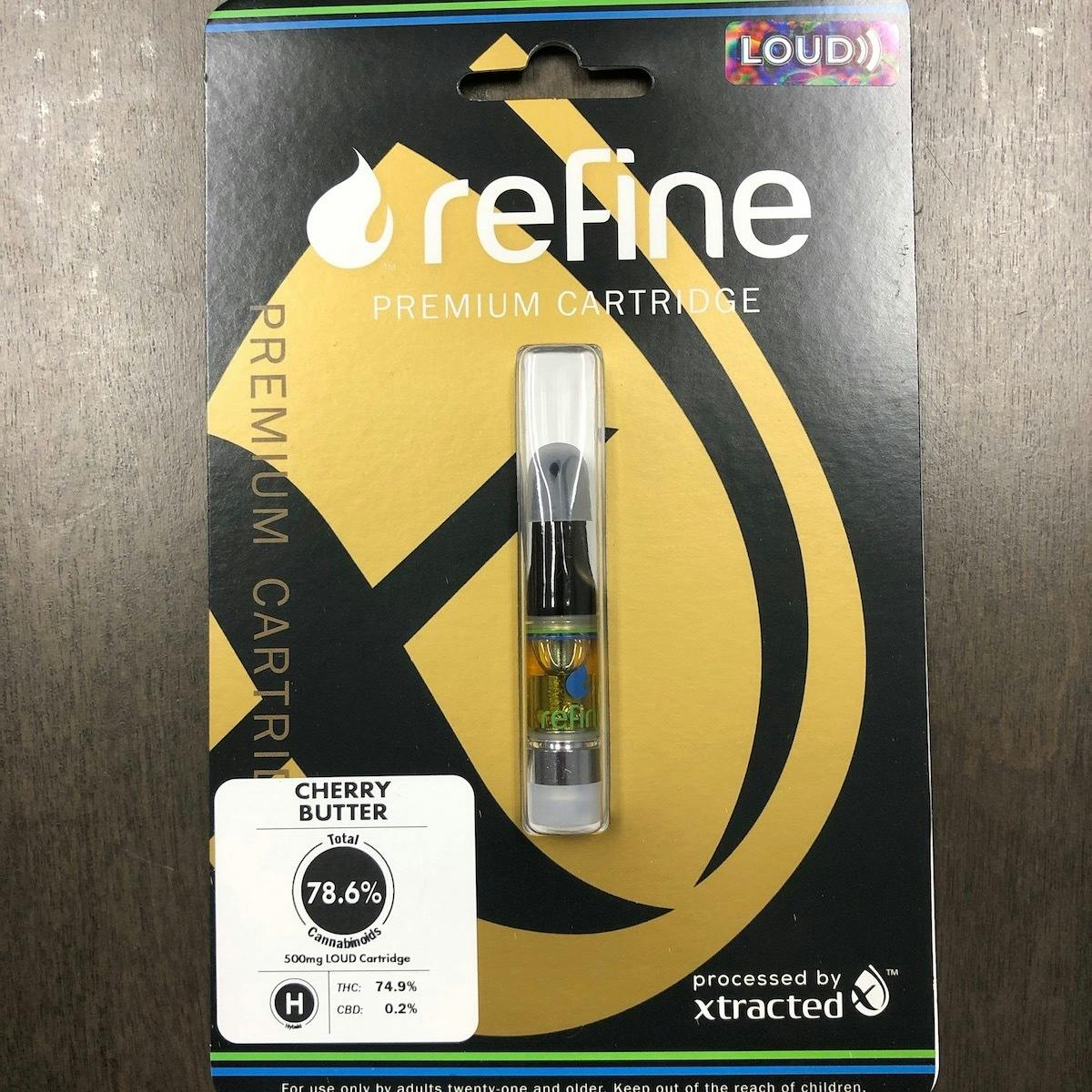 Refine New England (Medical) - Loud Resin Cartridge (0.5g) - Cherry Butter - 1
