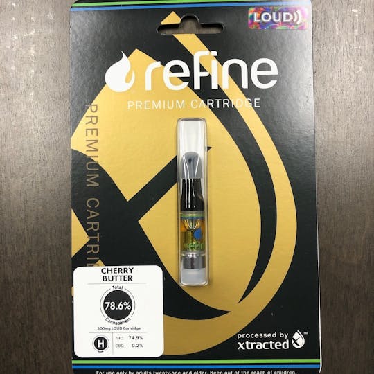 Refine New England (Medical) - Loud Resin Cartridge (0.5g) - Cherry Butter - 1