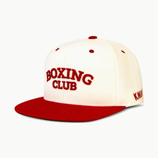 Knockout Sticks - Boxing Club Hat- Red/White - 1