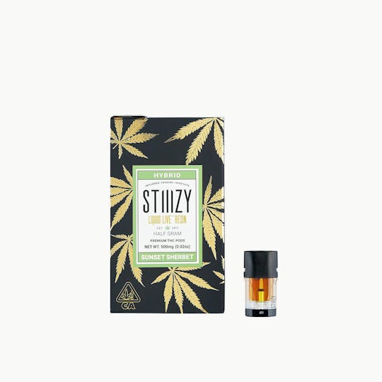 STIIIZY - Vape Cartridge - SUNSET SHERBET .5G Live Resin Pod - STIIIZY - 1